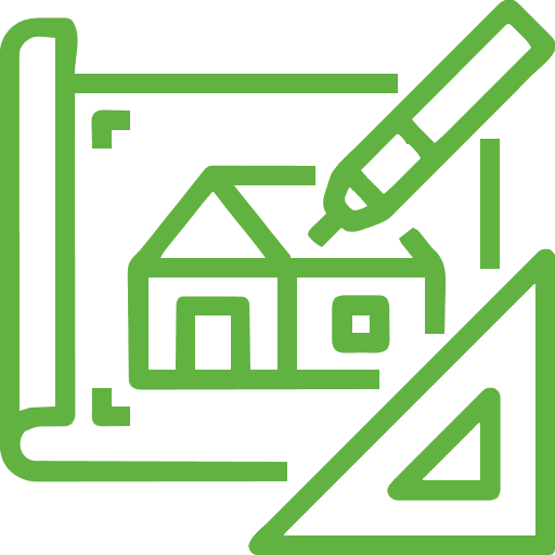 Ikona pro fotovoltaické panely na střeše domu ve Středočeském kraji